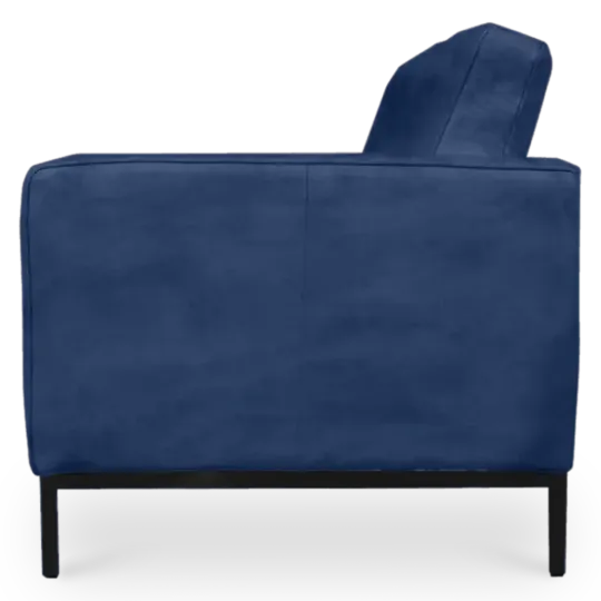 Italo Twee Zits Kings Blue Velvet