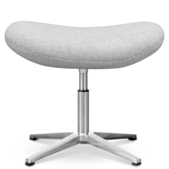 Flag Ottoman / Hocker Licht Grijs Kasjmier Flegg Ottoman / Hocker Licht Grijs Kasjmier