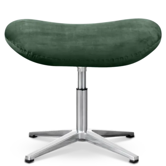 Flegg Ottoman / Hocker Forrest Green Velvet