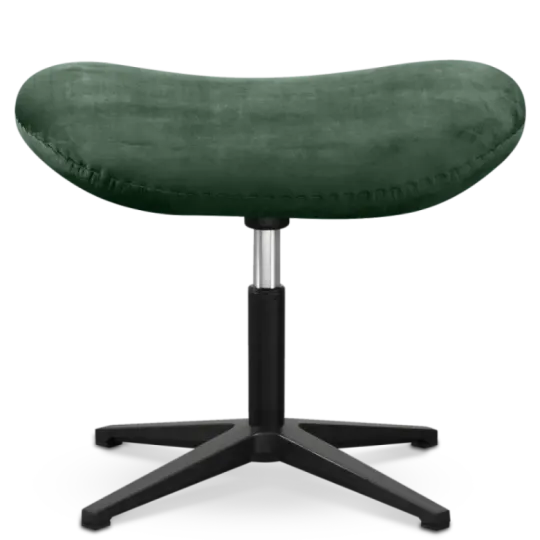 Flegg Ottoman / Hocker Forrest Green Velvet