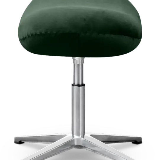Flegg Ottoman / Hocker Forrest Green Velvet