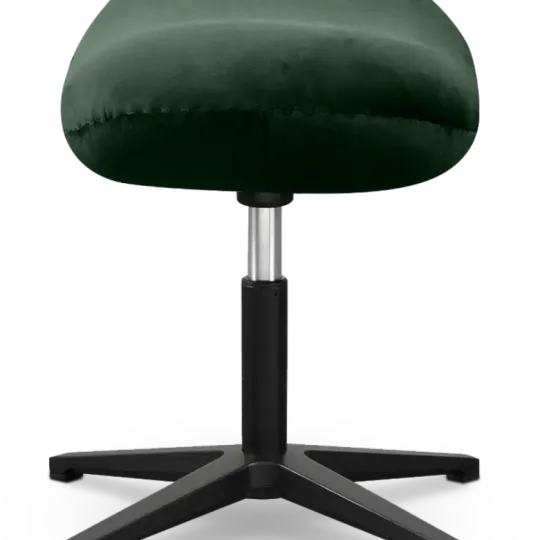 Flegg Ottoman / Hocker Forrest Green Velvet