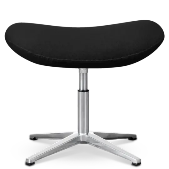 Flegg Ottoman / Hocker Zwart Kasjmier