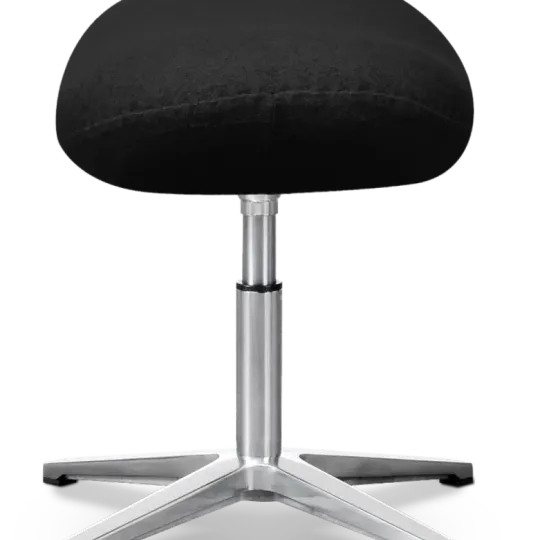 Flegg Ottoman / Hocker Zwart Kasjmier