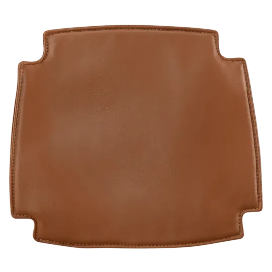 Seatdot / Kussentje voor Wishbone stoelen | PU Leer | Cognac/Bruin Seatdot / Kussentje voor Wishbone stoelen | PU Leer | Cognac/Bruin