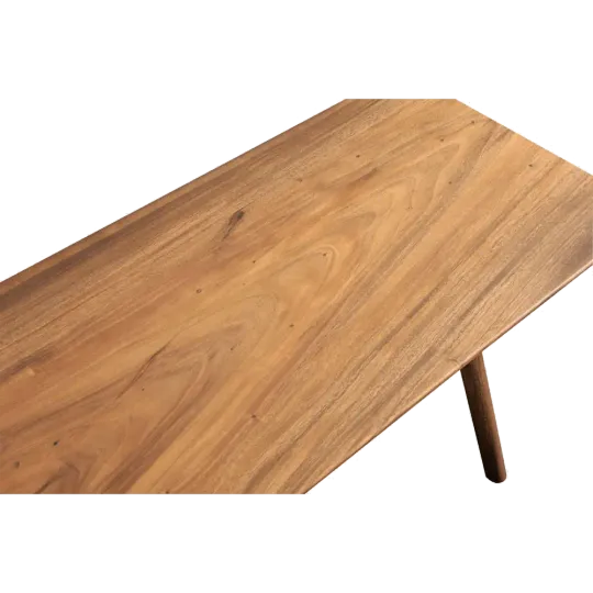 Cavel Deens Ovale Notenhouten Bureau | Scandolf