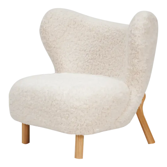 Little Kita Fauteuil Wit | Essen Pootjes (OUD MODEL)
