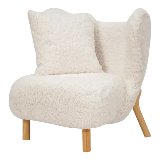 Little Kita Fauteuil Wit | Essen Pootjes (OUD MODEL)