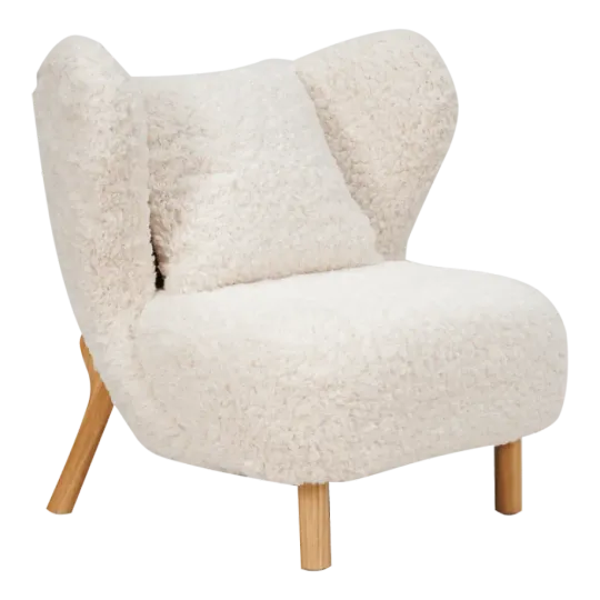 Little Kita Fauteuil Wit | Essen Pootjes (OUD MODEL)