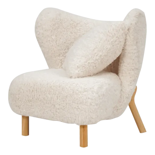 Little Kita Fauteuil Wit | Essen Pootjes (OUD MODEL)