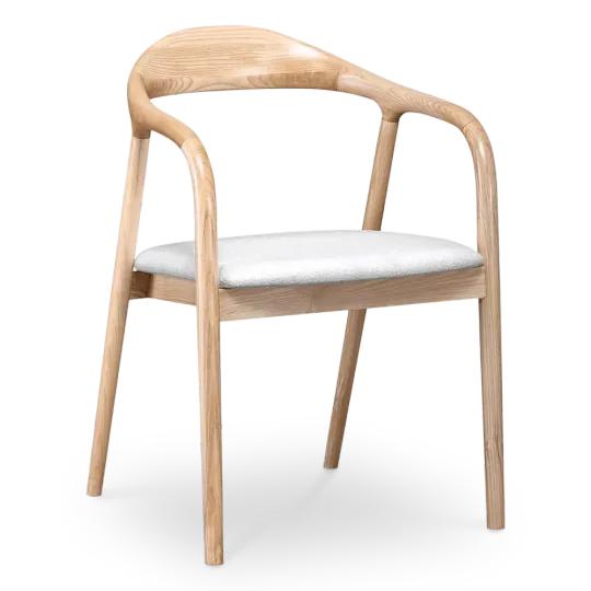 Artson Eetkamerstoel | Essen | Wit Boucle Artson Eetkamerstoel | Essen | Wit Boucle