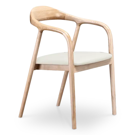 Artson Eetkamerstoel | Essen | Offwhite PU Leer Artson Eetkamerstoel | Essen | Offwhite PU Leer