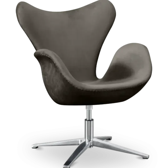 Sean Chair Zilver Grijs Velvet Sean Chair Zilver Grijs Velvet