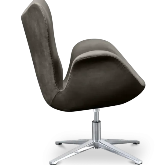Sean Chair Zilver Grijs Velvet Sean Chair Zilver Grijs Velvet