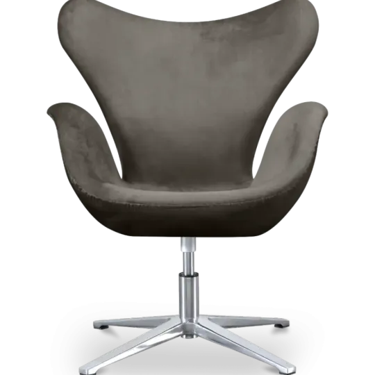 Sean Chair Zilver Grijs Velvet Sean Chair Zilver Grijs Velvet