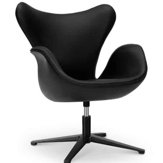 Sean Chair Zwart Leer