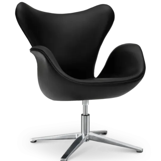Sean Chair Zwart Leer