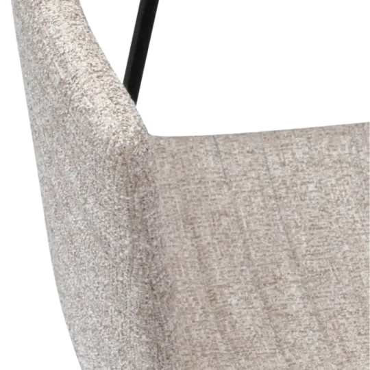 Cavel Lincoln Bureaustoel | Zand OTE Stof | Mat Zwart Cavel Lincoln Bureaustoel | Zand OTE Stof | Mat Zwart
