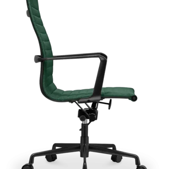 Cavel CD 119 Bureaustoel Groen Linnen | Zwart Frame