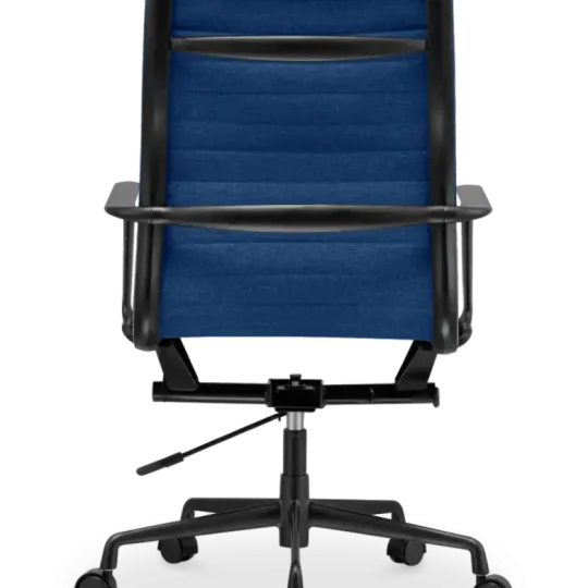 Cavel CD 119 Bureaustoel Blauw Linnen | Zwart Frame Cavel CD 119 Bureaustoel Blauw Linnen | Zwart Frame