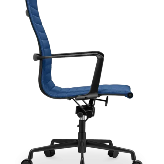 Cavel CD 119 Bureaustoel Blauw Linnen | Zwart Frame Cavel CD 119 Bureaustoel Blauw Linnen | Zwart Frame