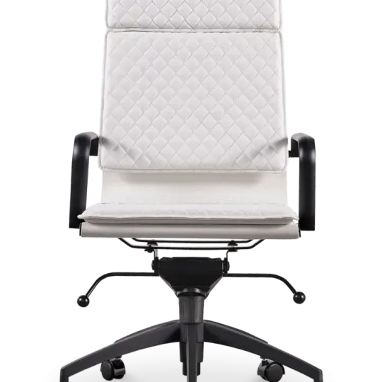 Diamond Softpad Bureaustoel Wit | Hoge Rug Diamond Softpad Bureaustoel Wit | Hoge Rug