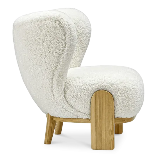 Little Kita Fauteuil Wit | Essen Pootjes