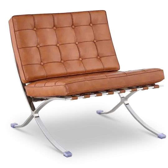 Paviljoen Chair Luxe Volleer Cognac/Bruin Paviljoen Chair Luxe Volleer Cognac/Bruin