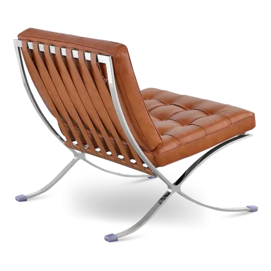 Paviljoen Chair Luxe Volleer Cognac/Bruin Paviljoen Chair Luxe Volleer Cognac/Bruin