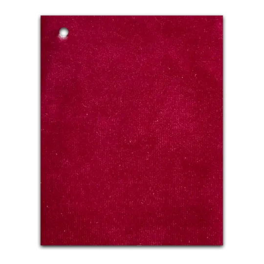 Velvet Kleurstaal Bordeaux Red